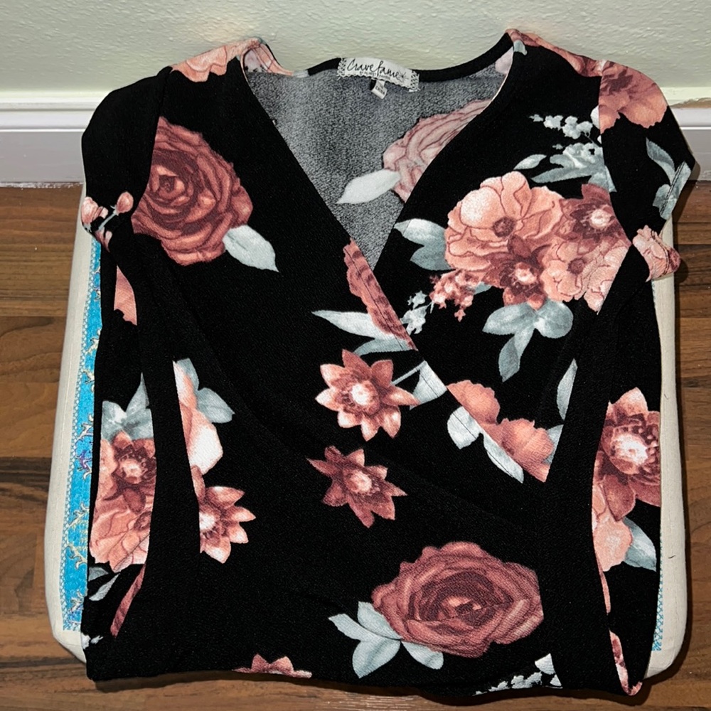 Almost Famous Flower Bodycon Dress